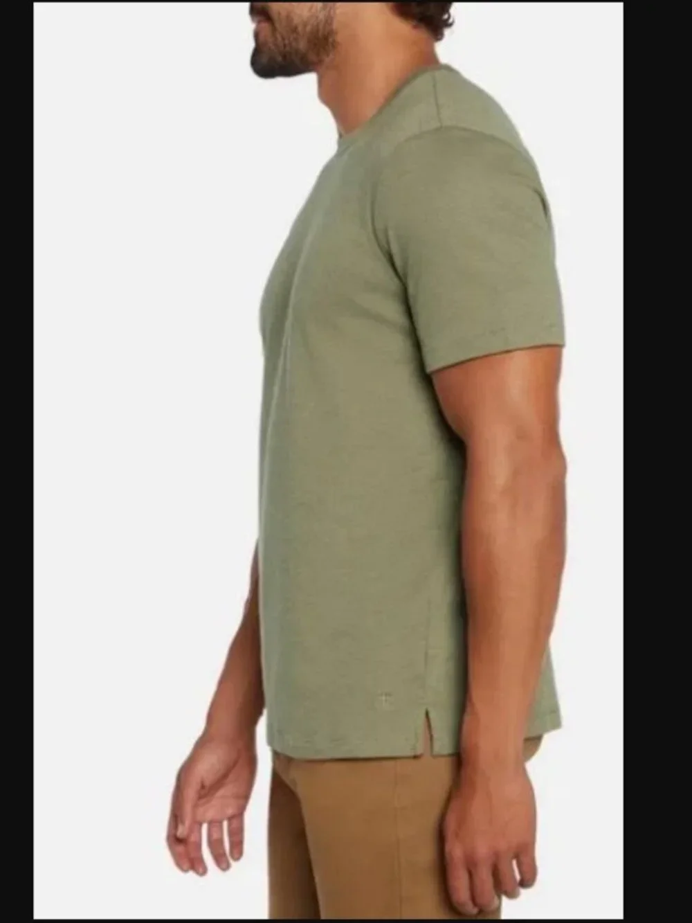 Banana Republic Men's Luxe Touch Performance Tee 100% Cotton Green (XL) NWOT!